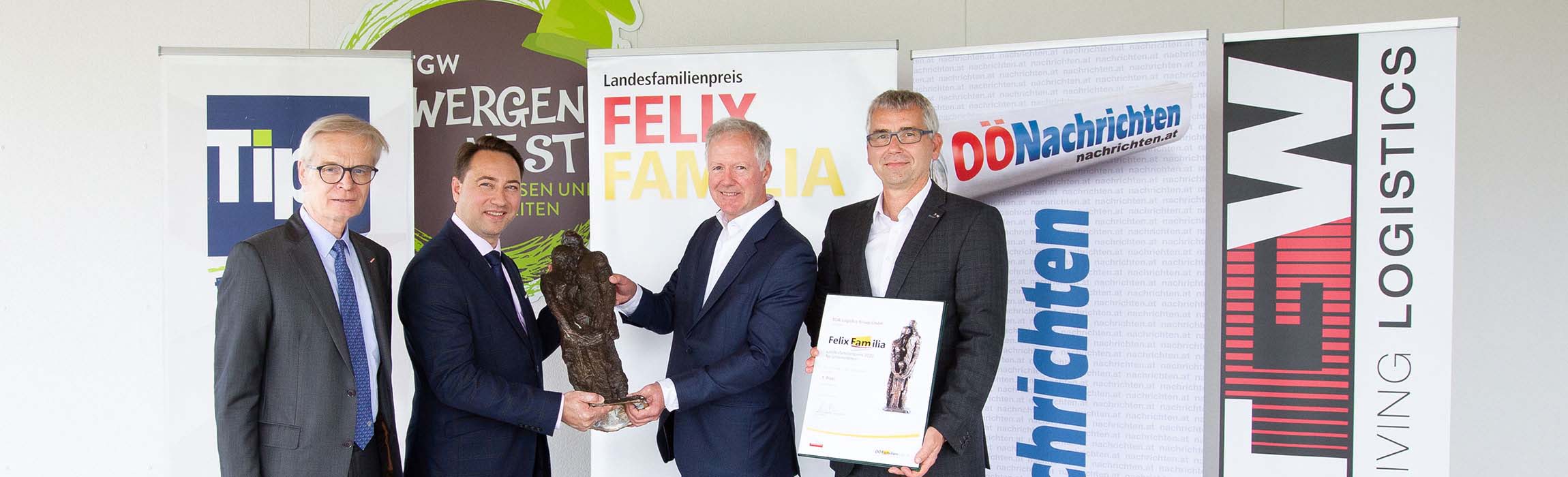 Der oberösterreichische Landesfamilienpreis Felix Familia holt Unternehmen vor den Vorhang, die mit innovativen Projekten die Vereinbarkeit von Beruf und Familie fördern.