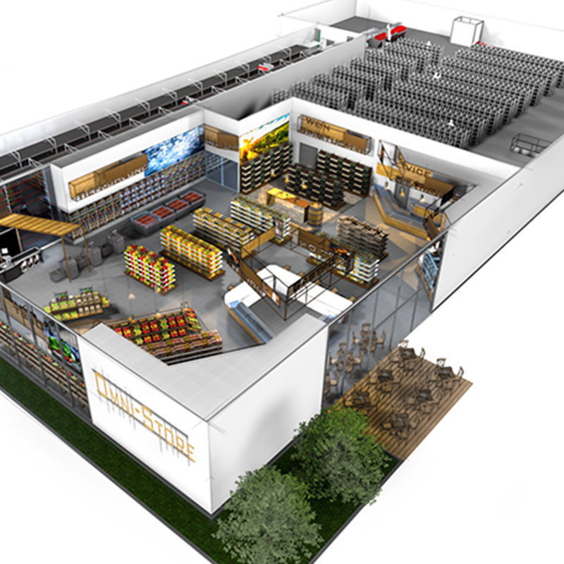 Innovative micro-fulfilment concept for grocers by TGW.
