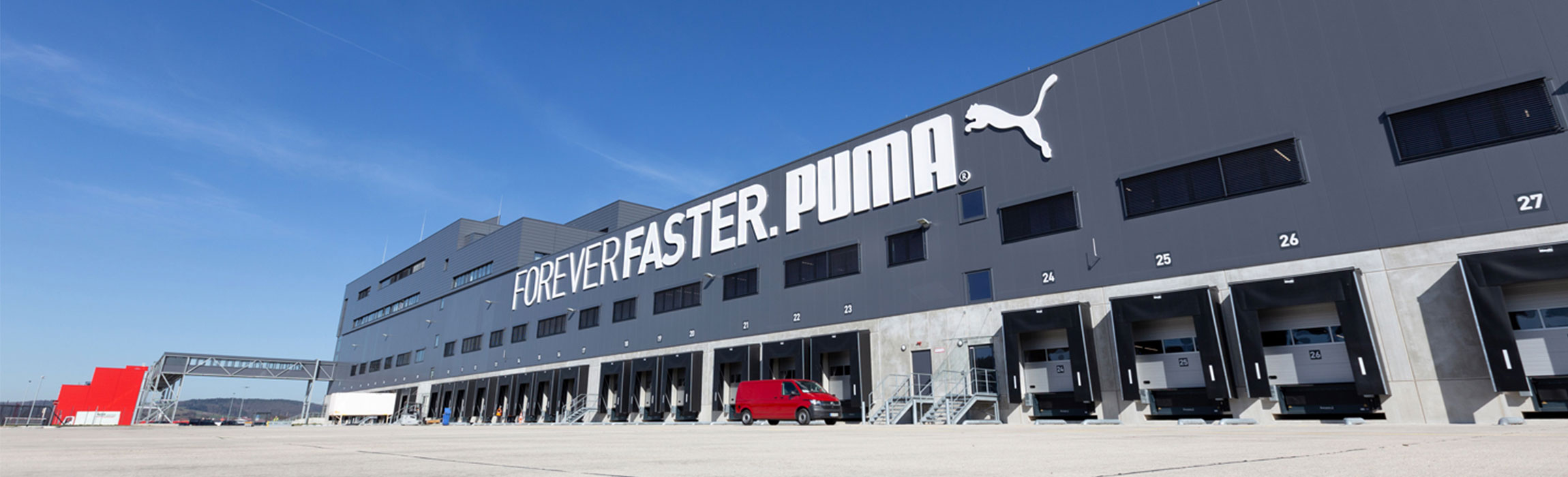 For Puma FOREVER FASTER new logistics hub.