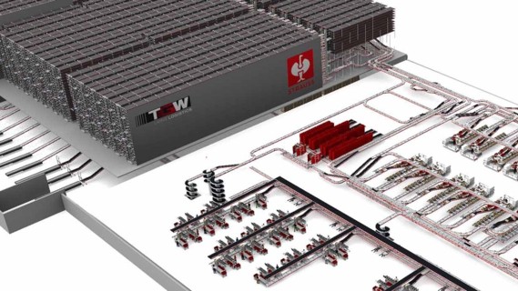 In Hesse TGW is building a high-performance logistics hub for Engelbert Strauss.