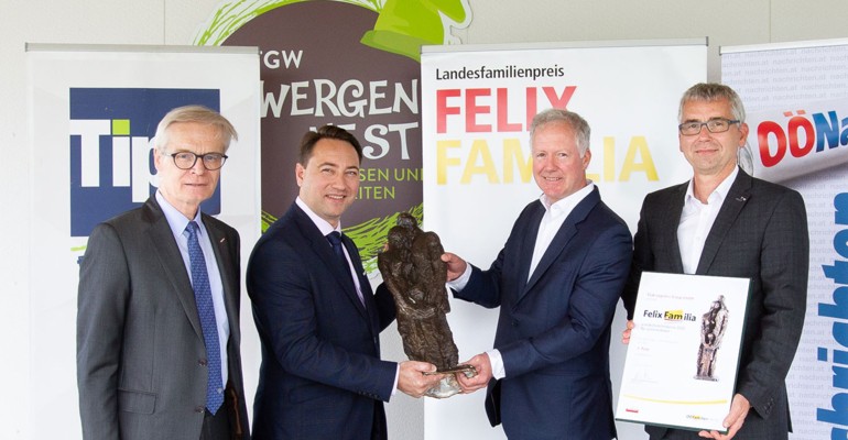 The Upper Austrian State Family Award Felix Familia picks out companies that promote the compatibility of work and family with innovative projects.