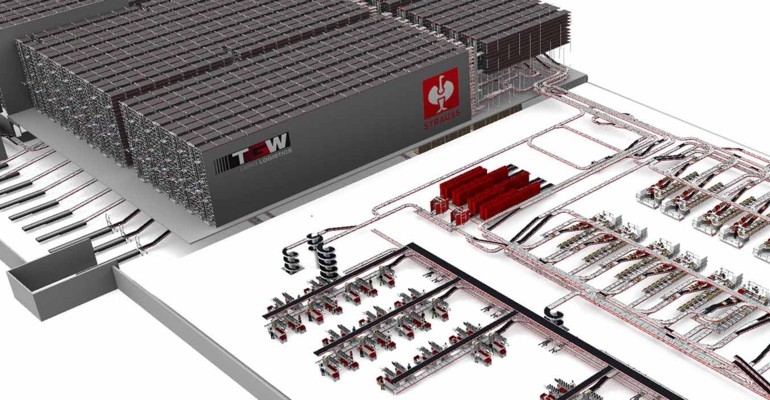 In Hesse TGW is building a high-performance logistics hub for Engelbert Strauss.