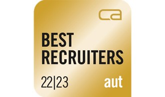 Best recruiters 2021/22 gold award.