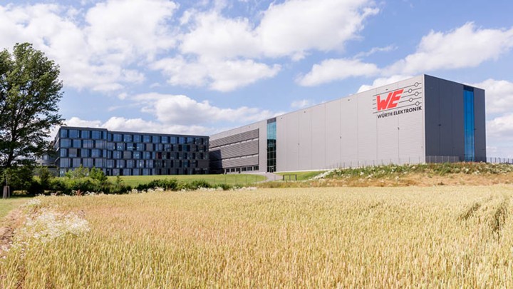 The logistics centre in Waldenburg, Germany serves as a central transfer depot.